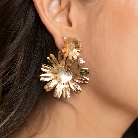 ARETES ORALIS DORADO