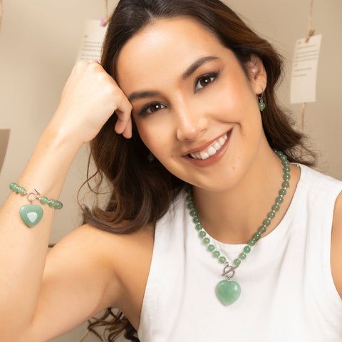 COLLAR NOA AVENTURINA