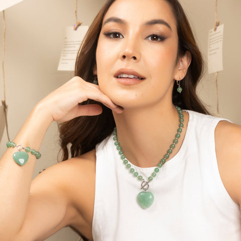 COLLAR NOA AVENTURINA