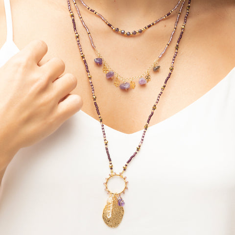 COLLAR AMATISTA