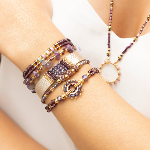 PULSERA AMATISTA