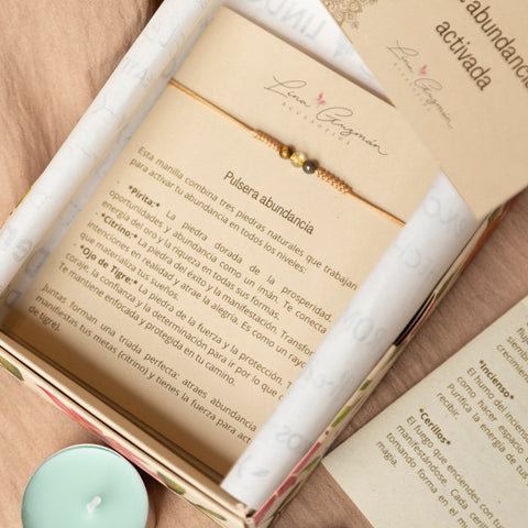 KIT PULSERA ABUNDANCIA | 1 KIT POR $35.000 | 2 KITS POR $65.000 SELECCIONA LA OPCIÓN