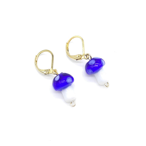 ARETES HONGO AZUL OSCURO