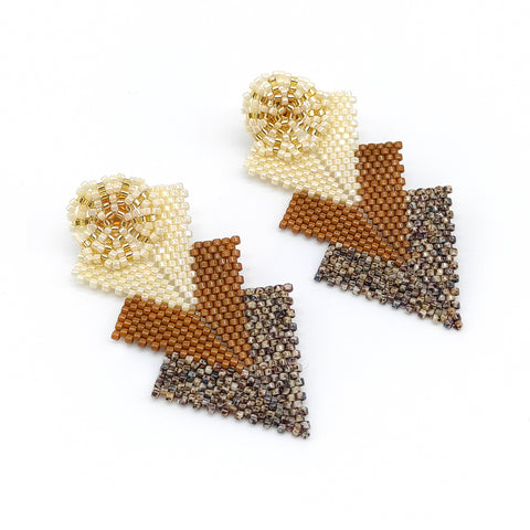 ARETES LETICIA CAFÉ