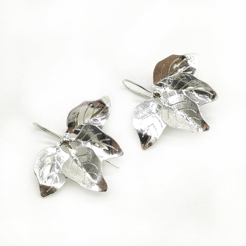 ARETES LAURELIA PLATEADO