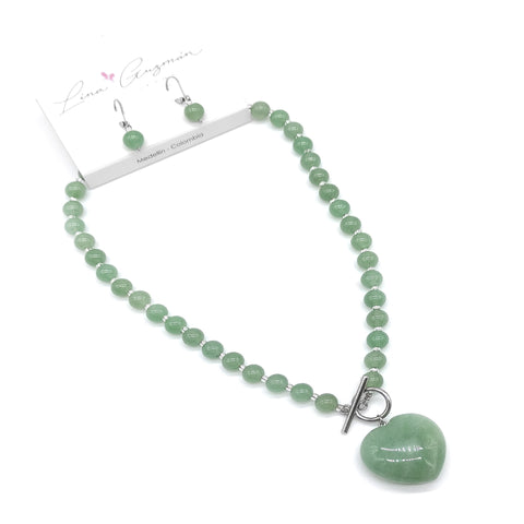 COLLAR NOA AVENTURINA