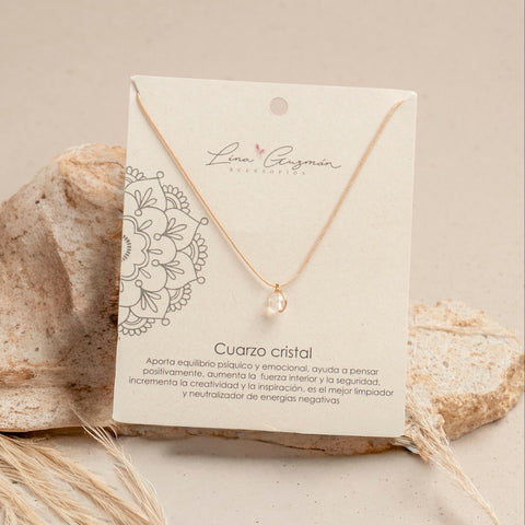 COLLAR HILO CUARZO CRISTAL