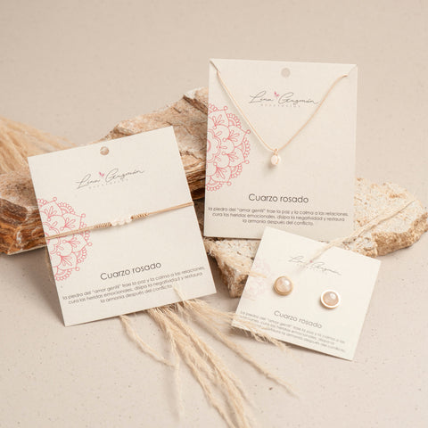 SET CUARZO ROSA