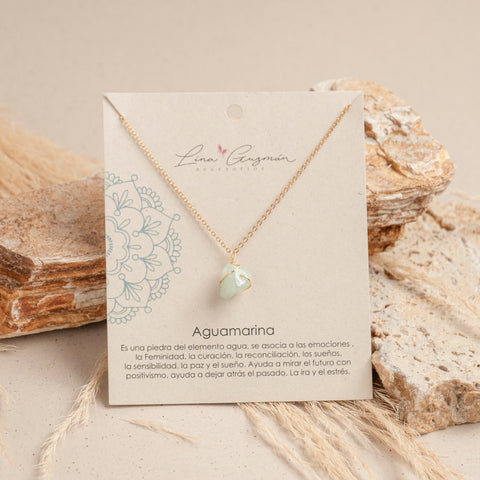 CADENA AGUAMARINA