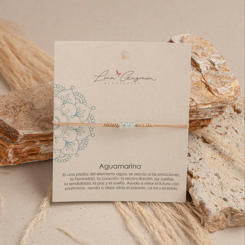 PULSERA AGUAMARINA