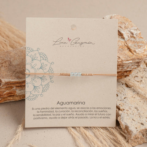 PULSERA AGUAMARINA
