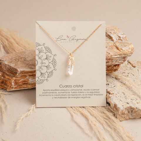 CADENA CUARZO CRISTAL