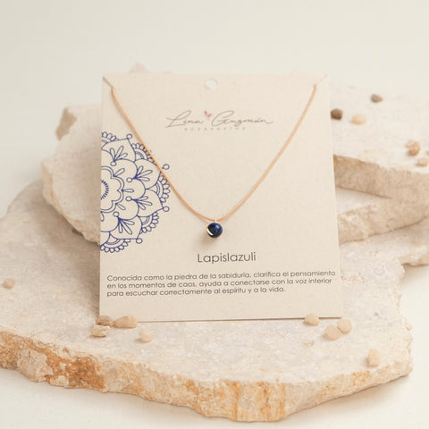 COLLAR HILO LAPISLAZULI