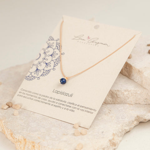 COLLAR HILO LAPISLAZULI