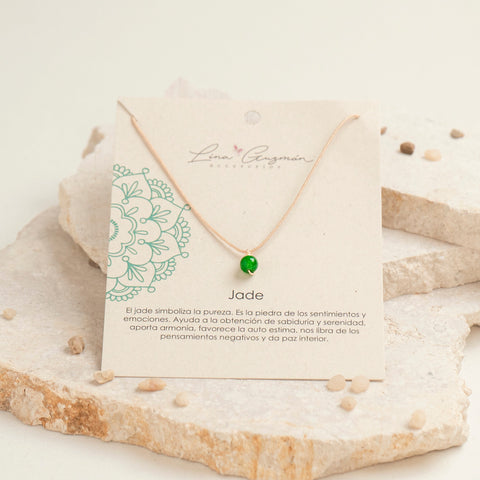 COLLAR HILO JADE