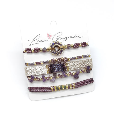 PULSERA AMATISTA