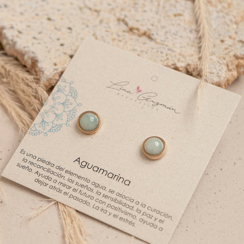 TOPOS PIEDRA AGUAMARINA