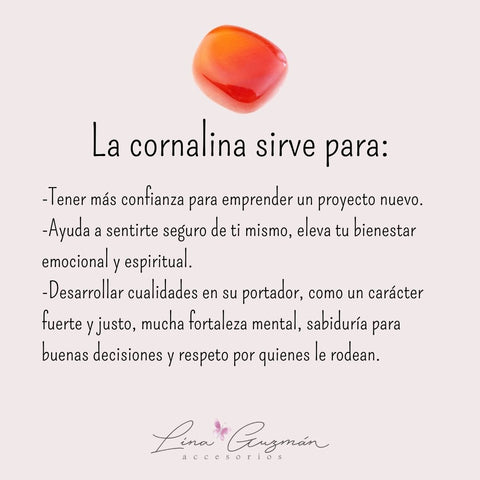 CADENA CORNALINA